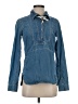 Eddie Bauer 100% Cotton Blue Pullover Sweater Size XS - photo 1
