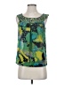 Odille 100% Polyester Green Sleeveless Blouse Size 0 - photo 1