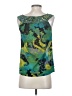 Odille 100% Polyester Green Sleeveless Blouse Size 0 - photo 2