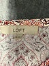 Ann Taylor LOFT 100% Polyester Paisley Pink Red Long Sleeve Blouse Size XS - photo 7