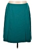 Nine West Solid Teal Formal Skirt Size 12 - photo 1