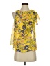 HD in Paris 100% Polyester Yellow Sleeveless Blouse Size 2 - photo 1