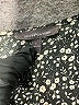 Grade & Gather 100% Polyester Print Black Romper Size S - photo 4