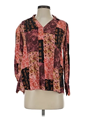 Porridge 3/4 Sleeve Blouse (view 1)