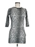 Zara Collection Silver 3/4 Sleeve Top Size M - photo 1