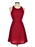 Shein Solid Red Cocktail Dress Size 2 - photo 1