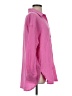Unbranded Pink 3/4 Sleeve Button-Down Shirt Size S - photo 4