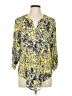 Ruby Rd. 100% Polyester Yellow 3/4 Sleeve Blouse Size L (petite) - photo 1