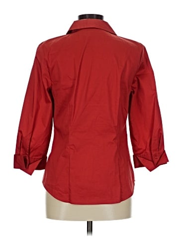Ann Taylor Factory 3/4 Sleeve Button-Down Shirt (view 2)