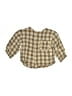 Zara Tan Long Sleeve Button-Down Shirt Size 6-9 mo - photo 1