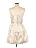 Masquerade Metallic Ivory Cocktail Dress Size 13 - photo 2