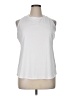 Unbranded White Sleeveless T-Shirt Size 1X - photo 1