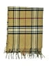 V.Fraas Plaid Yellow Tan Scarf One size - photo 2