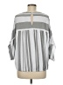Time and Tru Gray 3/4 Sleeve Blouse Size M - photo 2