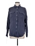 Ecote Blue Long Sleeve Button-Down Shirt Size M - photo 1