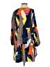 Unbranded Print Blue Casual Dress Size S - photo 2