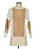 Blue Rain Color Block Tan Pullover Sweater Size S - photo 1