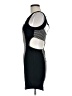 Sans Souci 100% Polyester Houndstooth Black Cocktail Dress Size M - photo 5