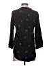 Amour Vert 100% Silk Black 3/4 Sleeve Silk Top Size XS - photo 2