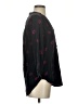 Amour Vert 100% Silk Black 3/4 Sleeve Silk Top Size XS - photo 4