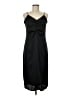 Express 100% Polyester Solid Black Cocktail Dress Size M - photo 1