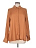 Worthington 100% Polyester Brown Long Sleeve Blouse Size M - photo 1