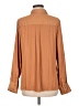 Worthington 100% Polyester Brown Long Sleeve Blouse Size M - photo 2