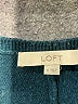 Ann Taylor LOFT Color Block Teal Pullover Sweater Size M - photo 7