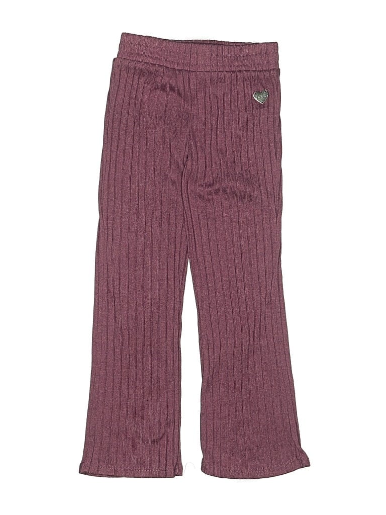 Pre-owned Bebe Kids' Casual Pants In Burgundy
