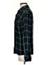 South Moon Under 100% Rayon Plaid Green Long Sleeve Button-Down Shirt Size XS - photo 5