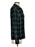 South Moon Under 100% Rayon Plaid Green Long Sleeve Button-Down Shirt Size XS - photo 4