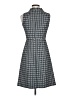 David Lawrence Houndstooth Gray Black Casual Dress Size 6 - photo 2