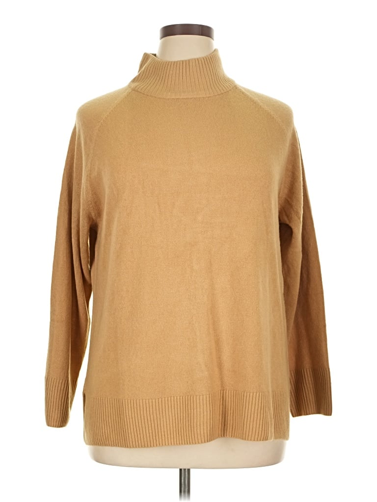 Pre-owned Appleseeds Turtleneck Sweater In Brown