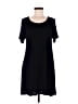 Double Zero Solid Black Casual Dress Size M - photo 1