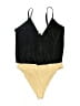 WAYF 100% Polyester Black Bodysuit Size L - photo 1