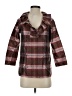 Devon Baer 100% Silk Brown 3/4 Sleeve Silk Top Size S - photo 1
