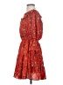 Entro 100% Polyester Hearts Red Casual Dress Size S - photo 5