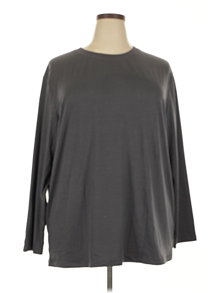 Pre-owned Trendy Queen 3/4 Sleeve T-shirt In Gray