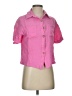 Shein 100% Polyester Pink Short Sleeve Blouse Size 4 - photo 1