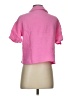 Shein 100% Polyester Pink Short Sleeve Blouse Size 4 - photo 2