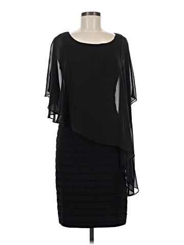 Black Saks Fifth Avenue Cocktail Dress (view 1)