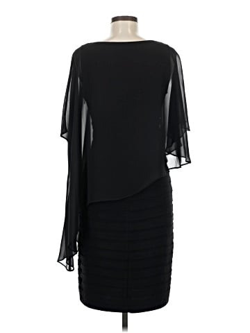 Black Saks Fifth Avenue Cocktail Dress (view 2)