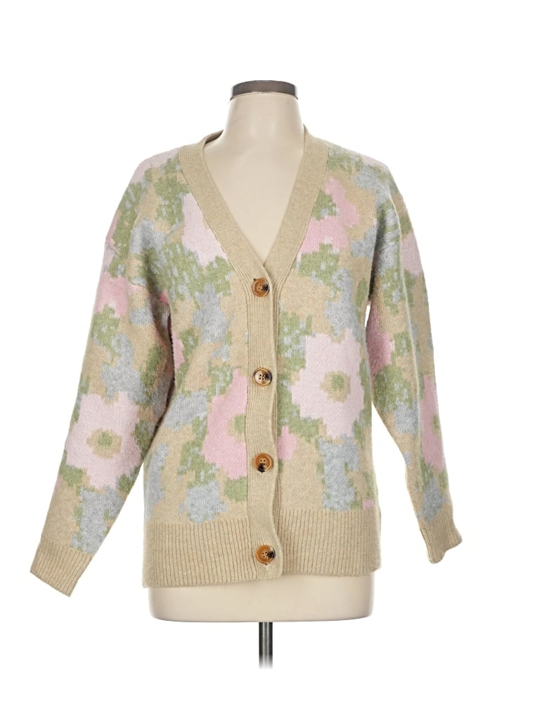 Pre-owned Astr Cardigan Sweater In Brown