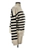 Shein 100% Acrylic Stripes Ivory Turtleneck Sweater Size 4 - photo 4