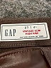 Gap 100% Polyester Brown Faux Leather Pants Size 27L - photo 7