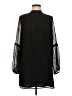 Japna 100% Polyester Black Long Sleeve Blouse Size M - photo 1