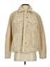 POPSUGAR 100% Polyester Ivory Faux Fur Jacket Size S - photo 1