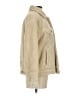 POPSUGAR 100% Polyester Ivory Faux Fur Jacket Size S - photo 4