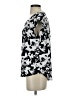 Elle Floral Black Short Sleeve Blouse Size S - photo 5