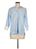 Natori Blue 3/4 Sleeve Button-Down Shirt Size M (estimated) - photo 1